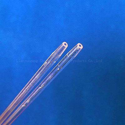 Pabrik Custom Resistensi Suhu Tinggi 1mm-10mm Diameter Kecil Kapiler Tabung Kaca Kuarsa