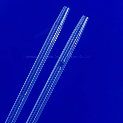 Pabrik Custom Resistensi Suhu Tinggi 1mm-10mm Diameter Kecil Kapiler Tabung Kaca Kuarsa