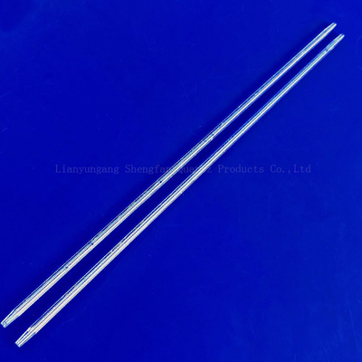 Pabrik Custom Resistensi Suhu Tinggi 1mm-10mm Diameter Kecil Kapiler Tabung Kaca Kuarsa