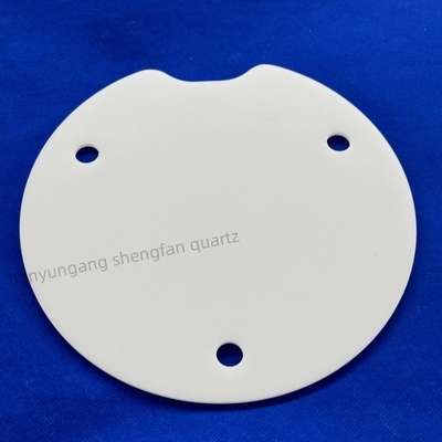 Custom Opal Fused Quartz Plate Sheet Suhu Tinggi Dan Tahan Korosi