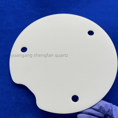Custom Opal Fused Quartz Plate Sheet Suhu Tinggi Dan Tahan Korosi