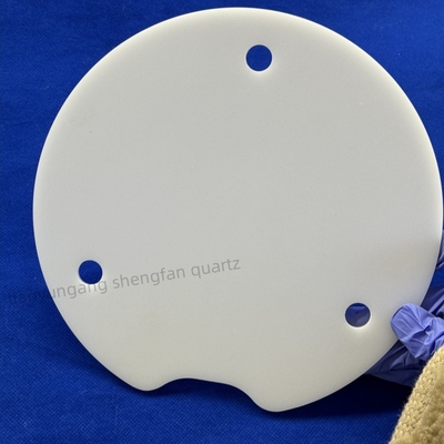 Custom Opal Fused Quartz Plate Sheet Suhu Tinggi Dan Tahan Korosi