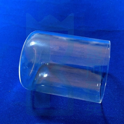Custom suhu tinggi korosi tahan quartz kaca flat bawah tabung uji