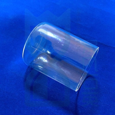 Custom suhu tinggi korosi tahan quartz kaca flat bawah tabung uji