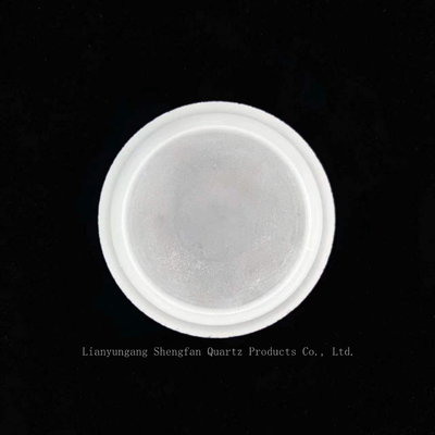 Performa tinggi Lembar dinding tebal beku yang jernih Quartz Glass Disc Laboratory Glassware