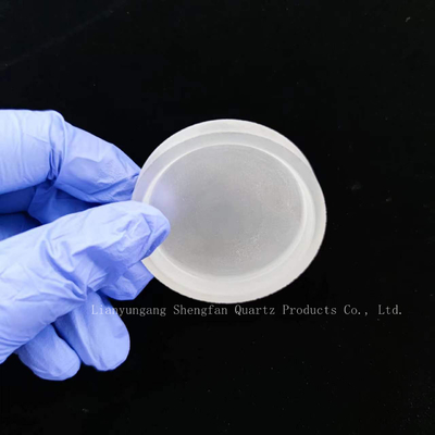 Performa tinggi Lembar dinding tebal beku yang jernih Quartz Glass Disc Laboratory Glassware