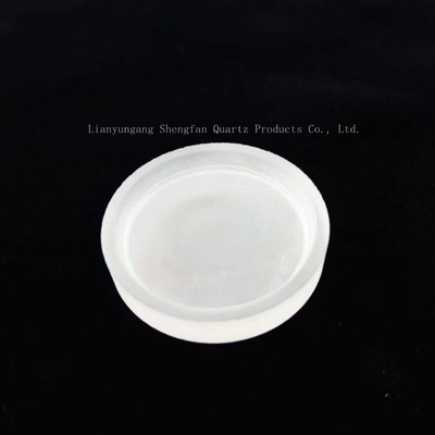 Performa tinggi Lembar dinding tebal beku yang jernih Quartz Glass Disc Laboratory Glassware