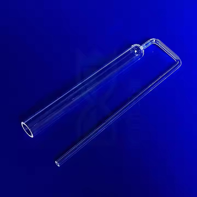 Custom Quartz Glass Tube tahan suhu tinggi berbentuk U
