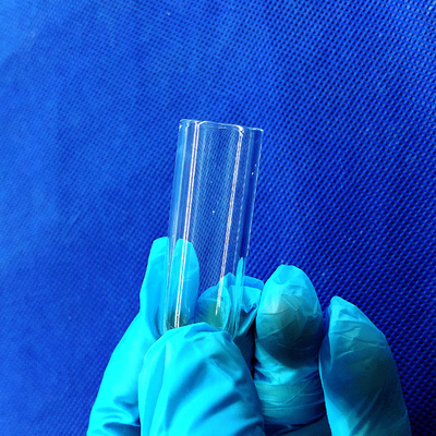 Disesuaikan Jelas Bottom Round End Quartz Test Tube Untuk Laboratorium