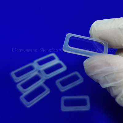 Transmittansi Tinggi Disks Kuarsa Tembaga Tersusun Disclaimer Square Step Quartz Plate Untuk Semikonduktor