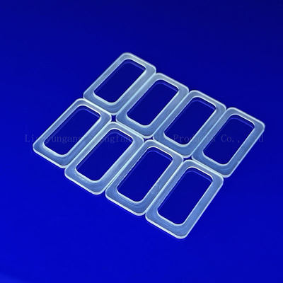 Transmittansi Tinggi Disks Kuarsa Tembaga Tersusun Disclaimer Square Step Quartz Plate Untuk Semikonduktor