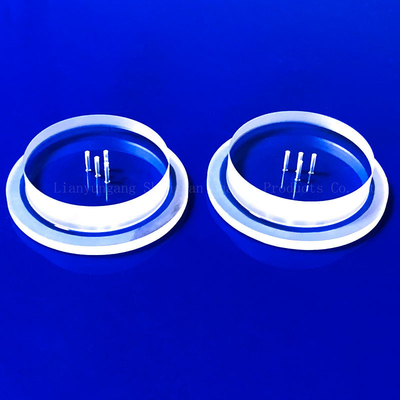 Transmittansi Tinggi Disks Kuarsa Tembaga Tersusun Disclaimer Square Step Quartz Plate Untuk Semikonduktor