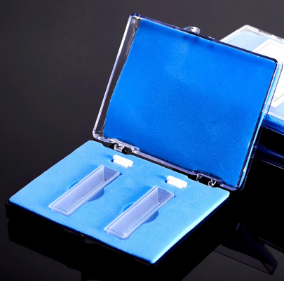 Ultraviolet Kuarsa Cuvettes 5mL / 10mL 100% bebas gelembung kompatibel dengan UV-Vis Spektrophotometers