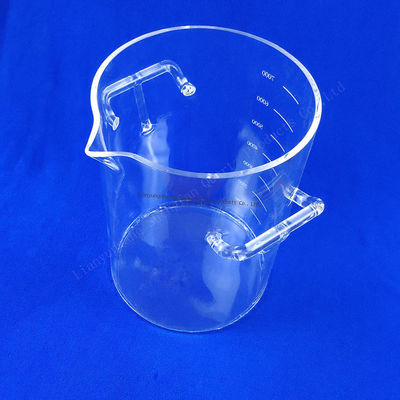Produsen Custom Fused Silica Quartz Glass Crucible
