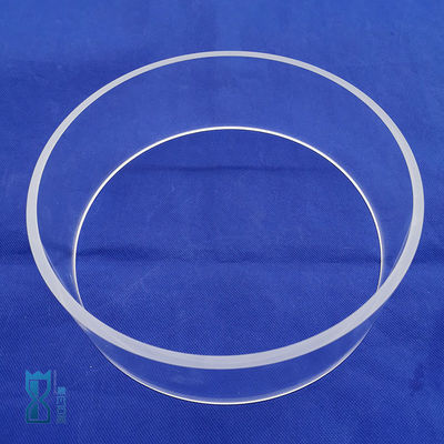 Pabrik Jual Langsung Kualitas Tinggi tahan panas dan tahan korosi Tabung Kaca Kuarsa Kaca Quartz Ring untuk Mesin CVD.