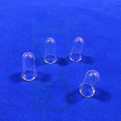 Customized Clear Round Bottom End Quartz Test Tube For LaboratoryCustomized transparent circular flanged round/bottomed experimental quartz test tubes, cocok untuk digunakan di laboratorium