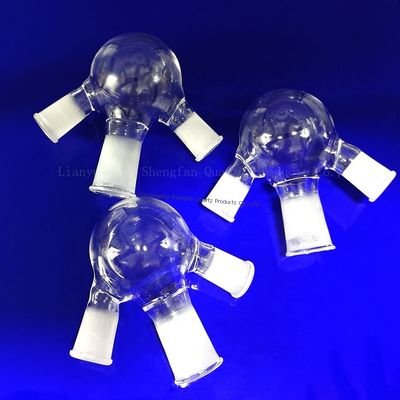 Tiga leher botol Clear Quartz Plate Kerajinan Tangan Dalam Kerangka Cut Pengolahan Layanan