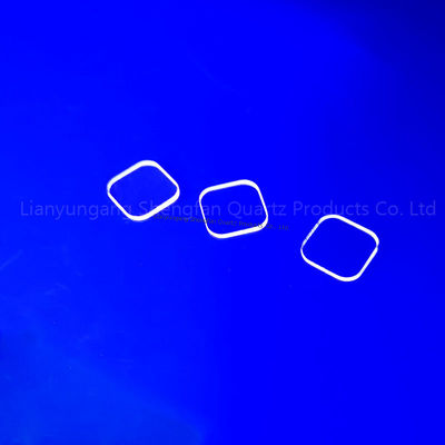 Laser Potong Ukuran Kecil Ultraviolet Lembar Kaca Kuarsa Tembaga Transparan Untuk Jendela Kamar