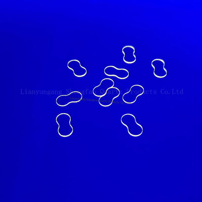 Laser Potong Ukuran Kecil Ultraviolet Lembar Kaca Kuarsa Tembaga Transparan Untuk Jendela Kamar