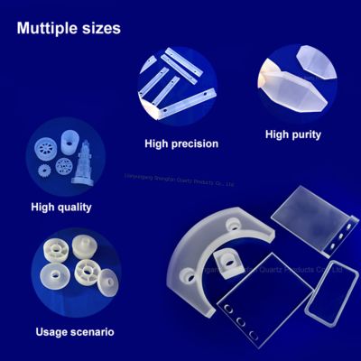 Pelat Kaca Kuarsa Kekuatan Tinggi Untuk Aplikasi Industri yang Mengharukan