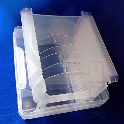 Transmisi Cahaya Tinggi 99,99% SiO2 Quartz Glass Plate dengan ketahanan suhu tinggi untuk aplikasi optik