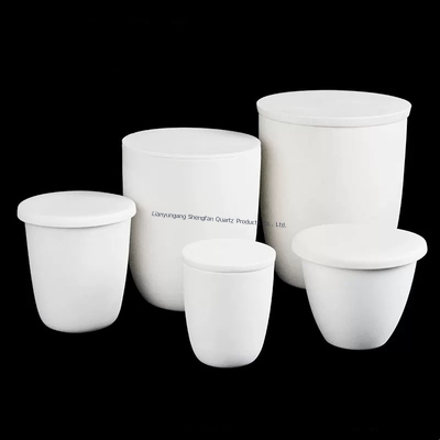 Factory Customizes High Temperature Corrosion Resistant 99% Ceramic Crucibles For Laboratories