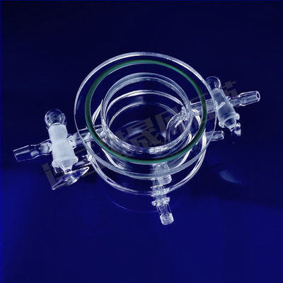 Reaktor Kaca Kuarsa Fotoinduksi Transparansi Tinggi 50-1000 ml dengan suhu kerja 1100 °C