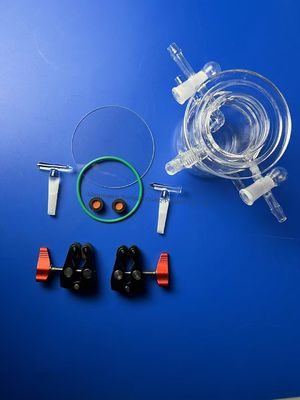 Reaktor Kaca Kuarsa Fotoinduksi Transparansi Tinggi 50-1000 ml dengan suhu kerja 1100 °C