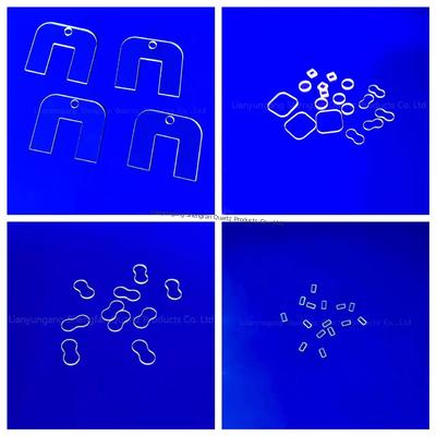 Manufactuer Custom Optical Fused Quartz Glass Thick Plate Dengan Transmisi Tinggi