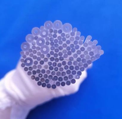 Resistensi suhu tinggi Korosi Resistensi Diameter kecil Kuarsa Kaca Kapiler Tabung