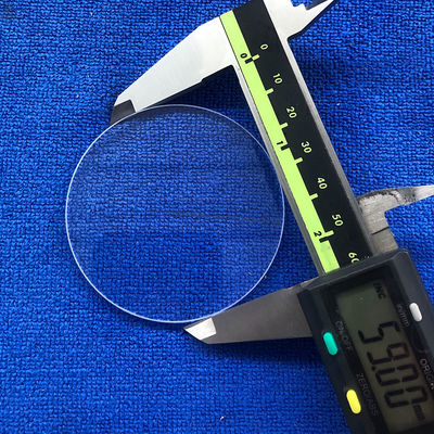 Pelat Bundar Kaca Kuarsa Silika Fusi Tahan Panas UV yang Disesuaikan, Substrat Kaca Kuarsa Transparan