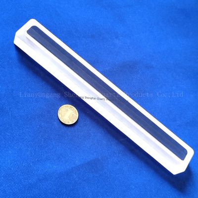 Suku cadang kuarsa buram transparan yang disesuaikan presisi tinggi CNC