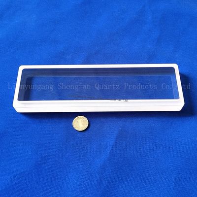 Highly Transparent 92% Light Transmittance Quartz Glass Plate with 1100℃ Working Temperature and 99.99% SiO2 Purity
