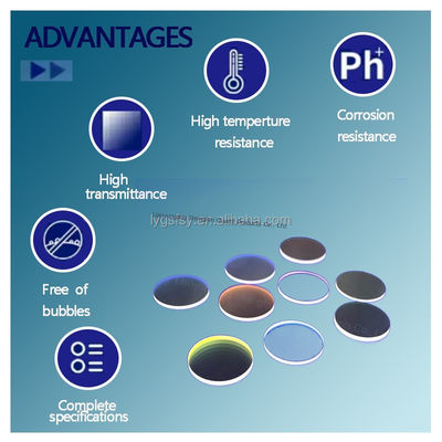 Plat Kaca Kuarsa 99,99% SIO2 yang sangat transparan untuk aplikasi lampu UV