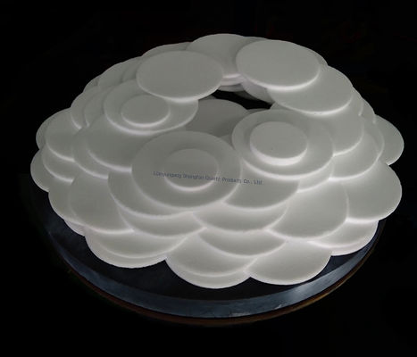 Penyaringan gas dan cairan instrumen laboratorium inti pasir kuarsa cakram filter kuarsa