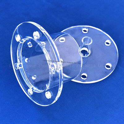 Tabung Kaca Kuarsa Segel yang Disesuaikan dengan Ketebalan 1-100mm dan Titik Peleburan 1732°C