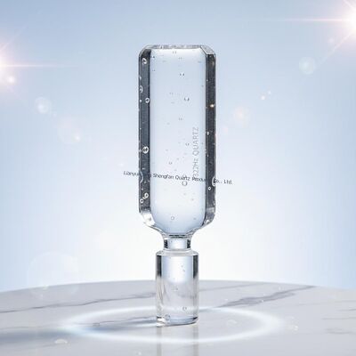 Transparent 432Hz Crystal Tuning Fork with Long Sustain for Sound Therapy and Meditation