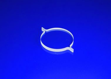 Bentuk Bulat Fused Silica Glass Sheets Double Convex +/- 0.02mm Tolerance Quartz Glass Plate