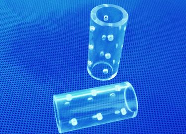 Filter UV Quartz Glass Tube 100mm-2500mm Panjang SIO2&gt; Bahan 99,99%