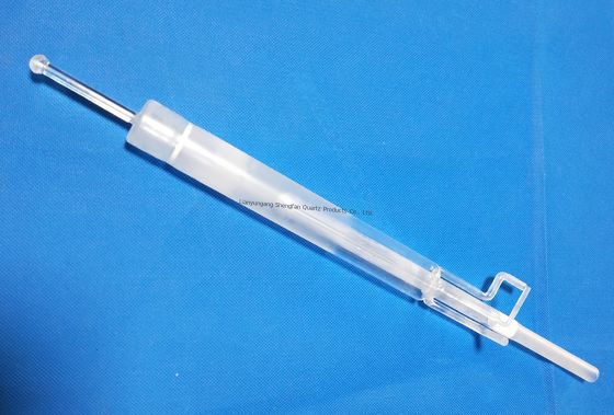 Tabung Kaca Kuarsa Kapiler Silika Fusi dengan Suhu Kerja 1100℃ Kemurnian SiO2 99,99% dan Transmisi Cahaya Tinggi