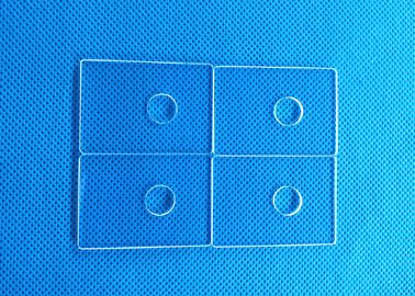Igh Transmittance Fused Silica Substrates Custom Thickness 1750-1850 ℃ Pelat Kaca Kuarsa Titik Leleh