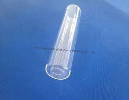 Tinggi Kemurnian 99,99% SiO2 Quartz Glass Tube dengan 1180 °C Annealing Point dan 1100 °C Strain Point untuk Aplikasi Semikonduktor