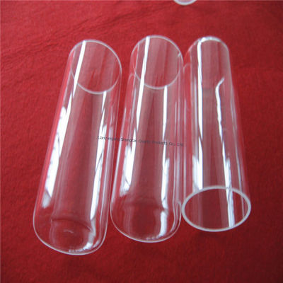 Tinggi Kemurnian 99,99% SiO2 Quartz Glass Tube dengan 1180 °C Annealing Point dan 1100 °C Strain Point untuk Aplikasi Semikonduktor