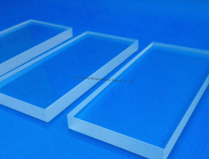 Pabrikan Custom Optical Fused Quartz Glass Plate Dengan Transmisi Tinggi
