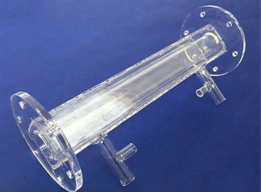 Dimensi Yang Tepat Kaca Tabung Uji Transparant Besar 100-400 OD DiameterUv Perlindungan Fused Quartz Tube, Silica Glass T