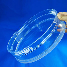 Clear Fused Quartz Tube Semiconductor Synthetic Fused Silica Flange