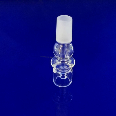 Transparan Putaran Quartz Glass Tube 99,99% Bahan Murni Kekerasan Kuat