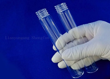 Transparan Botol Reagen Laboratorium Kondensor Reaktor Pendingin Air Kaca Kuarsa