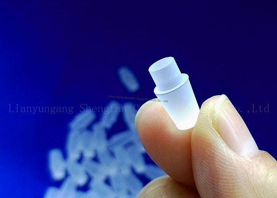 ISO9001 Sertifikasi 3mm OD suhu tinggi tahan tabung quartz kaca dengan transmisi cahaya tinggi