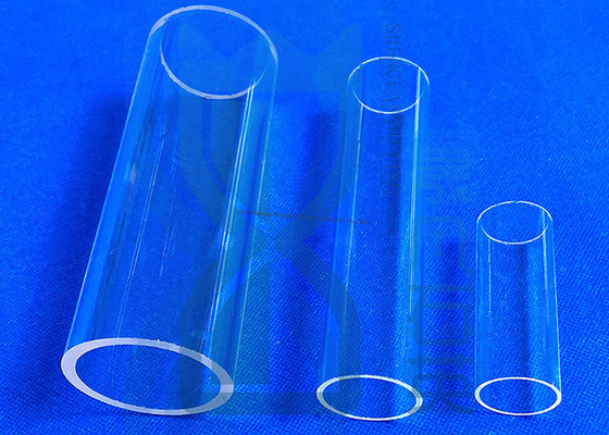 1750 ℃ ​​Lampu Ultraviolet Menyatu Tabung Uji Kuarsa